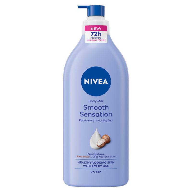 NIVEA Smooth Sensation hydratační tělové mléko pro suchou pokožku 625 ml