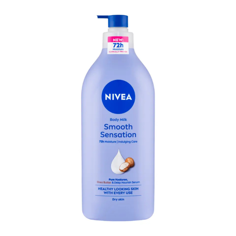 NIVEA Smooth Sensation hydratační tělové mléko pro suchou pokožku 625 ml
