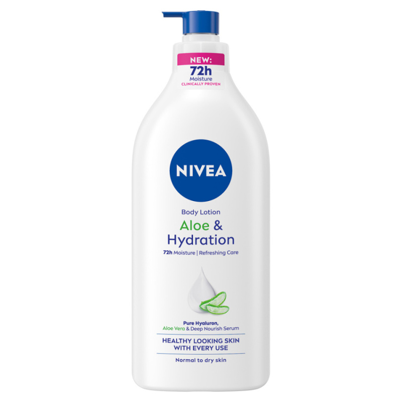 NIVEA Aloe & Hydration hydratační tělové mléko s aloe vera 625 ml