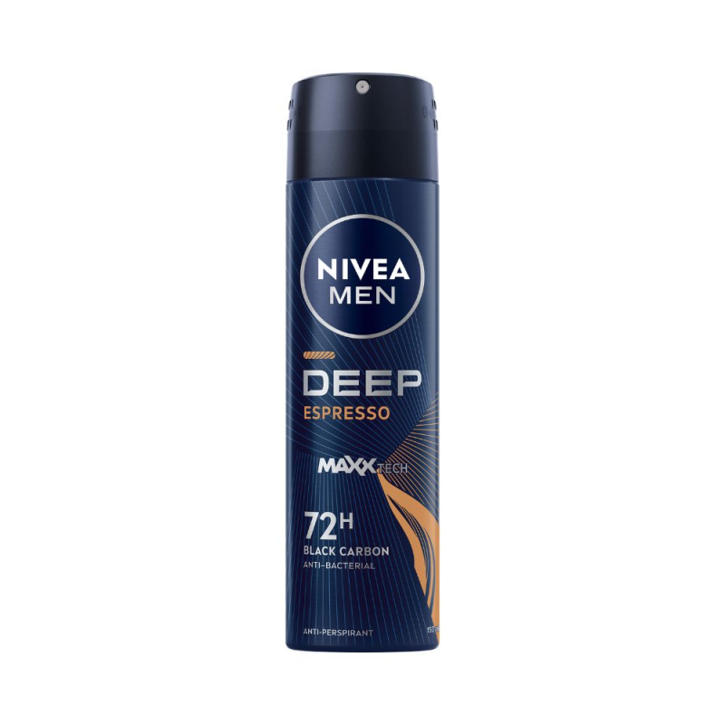 NIVEA MEN Deep antiperspirant ve spreji pro muže Espresso 150 ml
