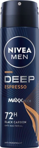 NIVEA MEN Deep antiperspirant ve spreji pro muže Espresso 150 ml