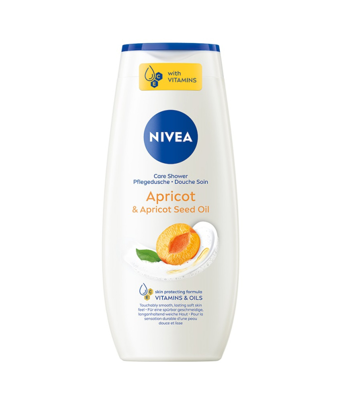 Nivea Apricot & Apricot Seed Oil pečující sprchový gel 250 ml