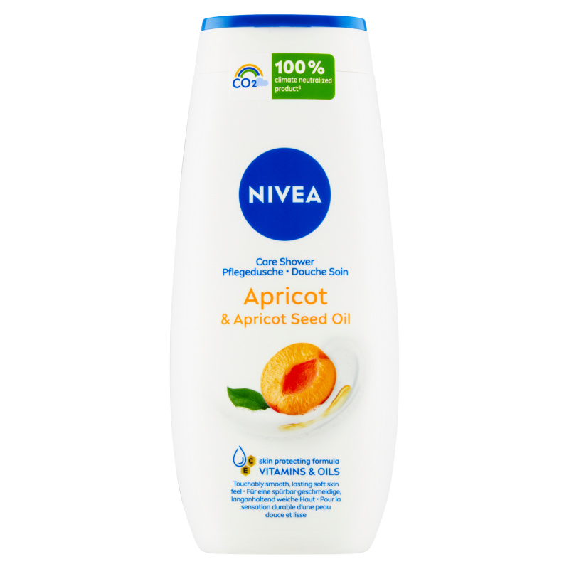 Nivea Apricot & Apricot Seed Oil pečující sprchový gel 250 ml