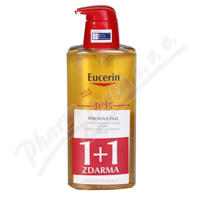 EUCERIN pH5 sprchový olej 2x400ml PROMO2023