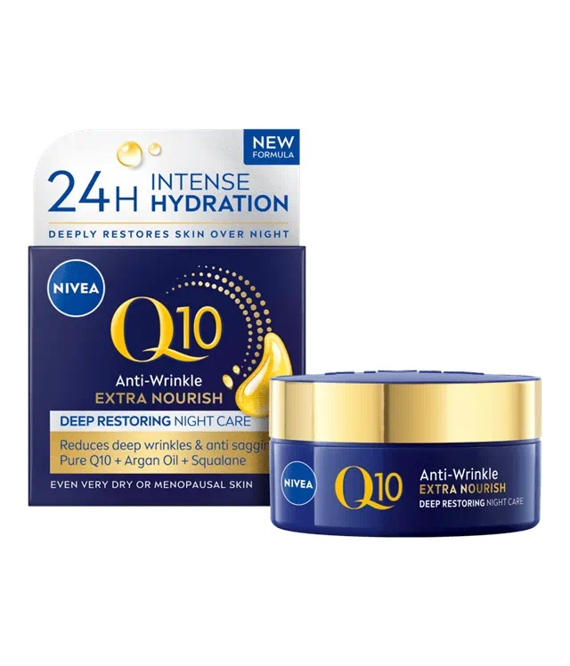 NIVEA Q10 Power výživný noční krém proti vráskám 50 ml