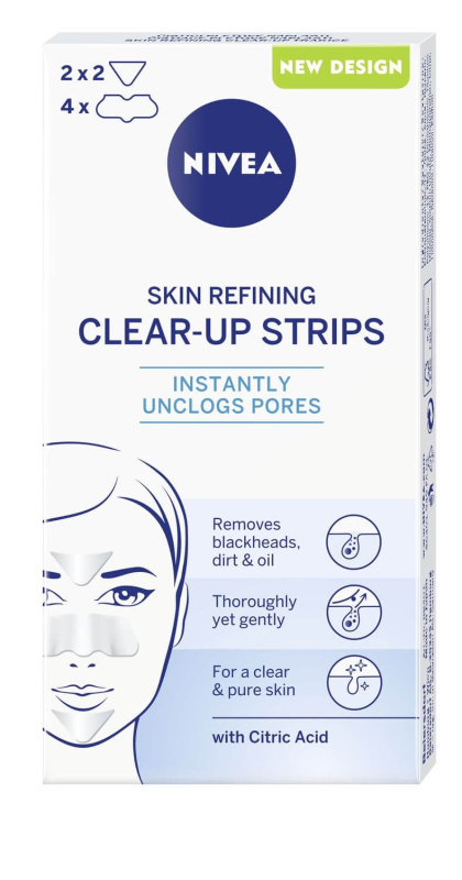 NIVEA Skin Refining čisticí pleťové náplasti 6 ks