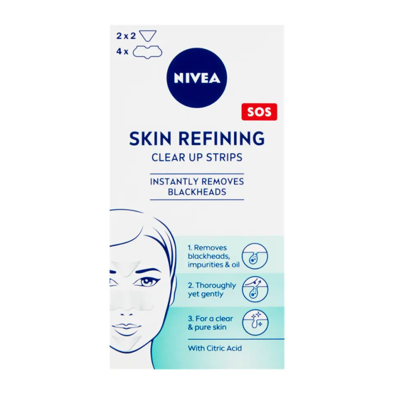 NIVEA Skin Refining čisticí pleťové náplasti 6 ks