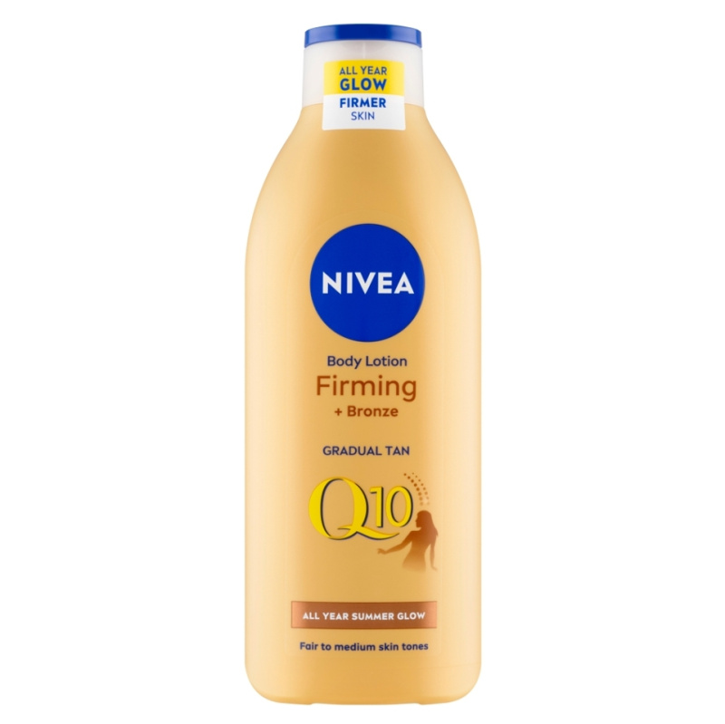Nivea Q10 Firming + Bronze zpevňující tónovací tělové mléko 400 ml