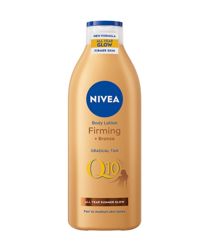 Nivea Q10 Firming + Bronze zpevňující tónovací tělové mléko 400 ml