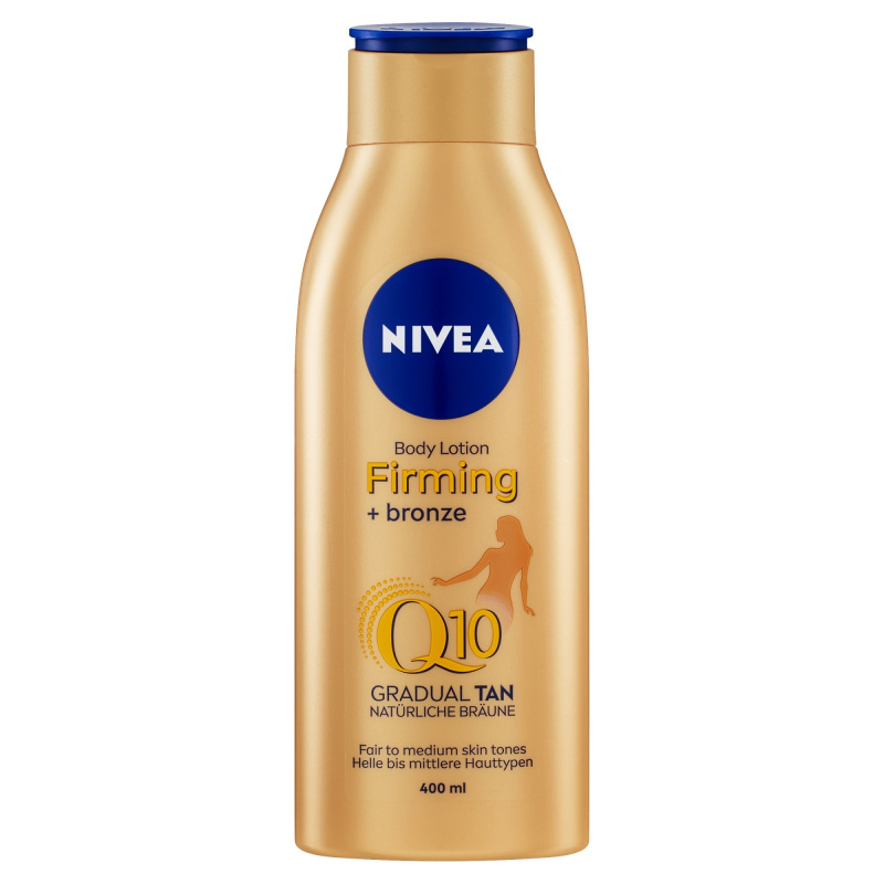 Nivea Q10 Firming + Bronze zpevňující tónovací tělové mléko 400 ml