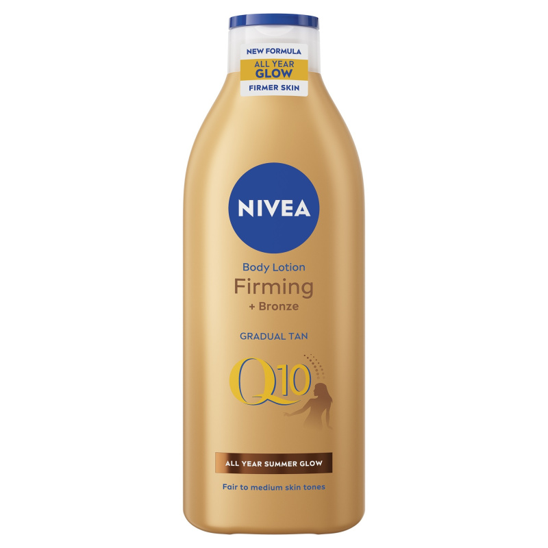 Nivea Q10 Firming + Bronze zpevňující tónovací tělové mléko 400 ml