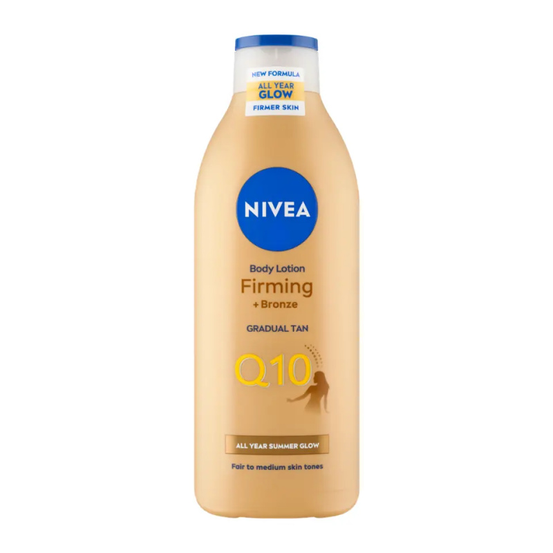 Nivea Q10 Firming + Bronze zpevňující tónovací tělové mléko 400 ml