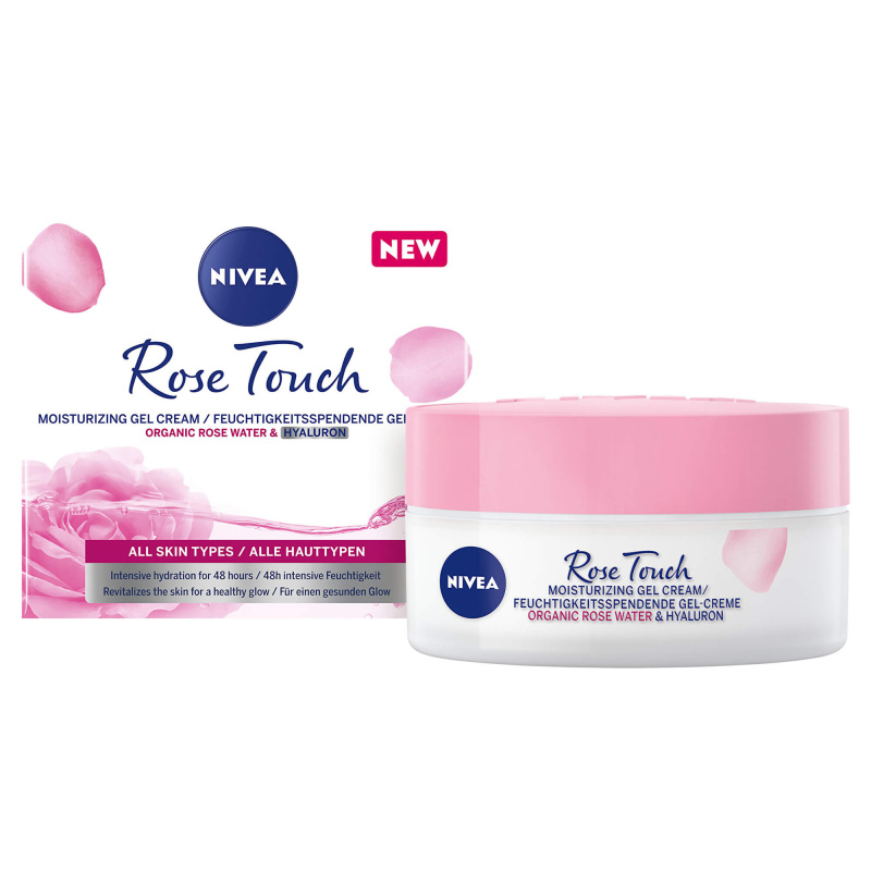 NIVEA Rose Touch hydratační denní gel-krém 50ml