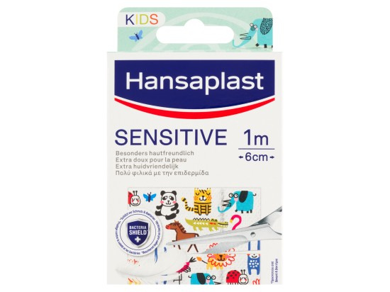 HANSAPLAST Sensitive kids zvířátka náplast 1 m x 6 cm