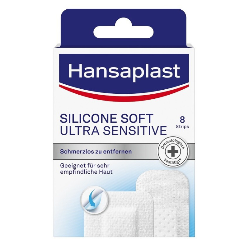 HANSAPLAST Silicone soft náplast 8ks