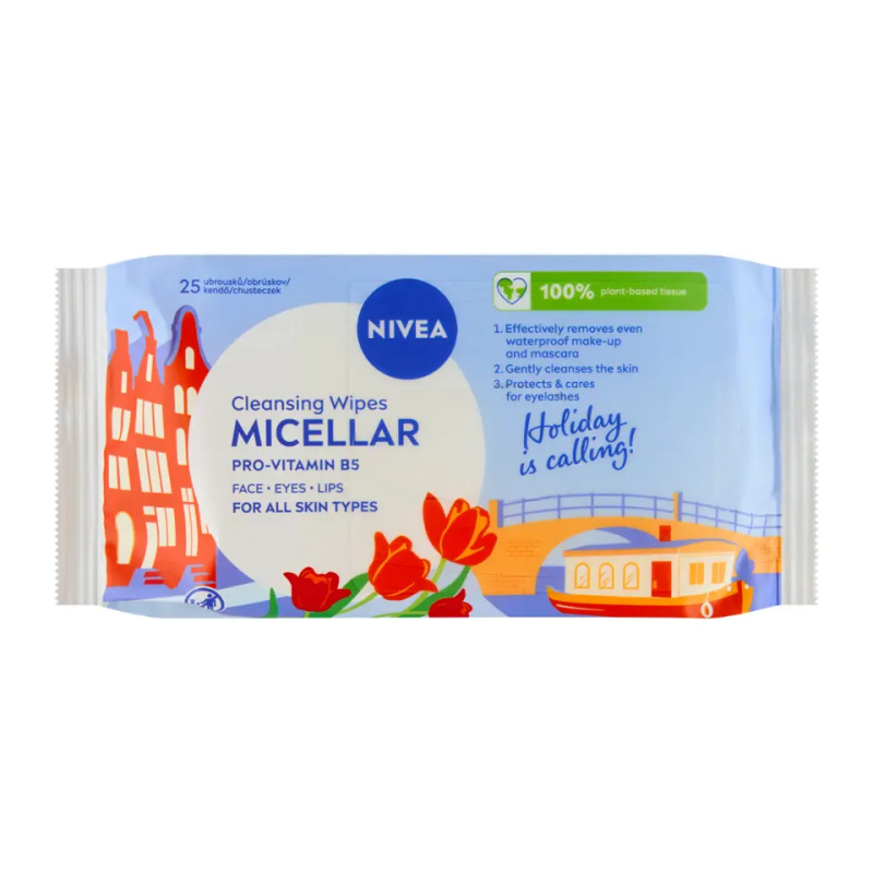 NIVEA Micellar čisticí pleťové ubrousky 3 v 1 25 ks