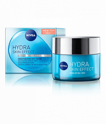 Nivea Hydra Skin Effect denní hydratační gel 50 ml