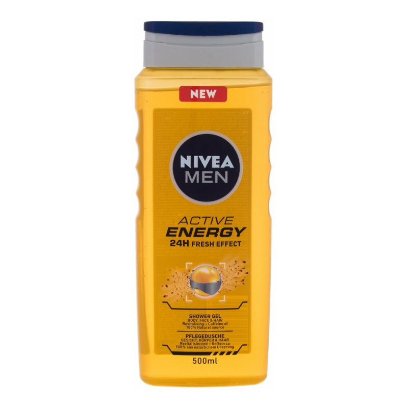 NIVEA MEN Active Energy sprchový gel pro muže 500 ml
