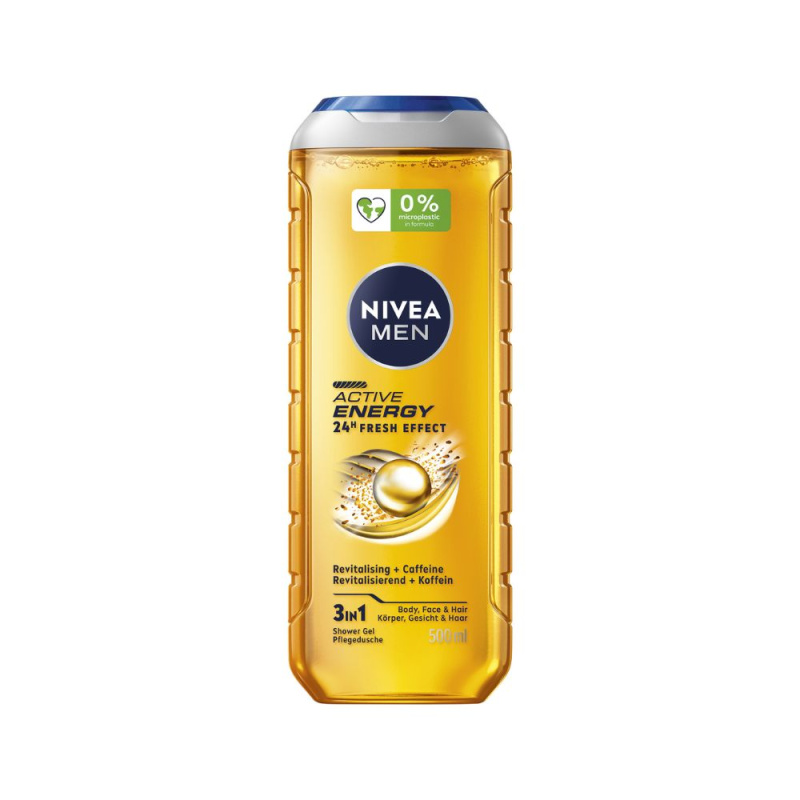 NIVEA MEN Active Energy sprchový gel pro muže 500 ml