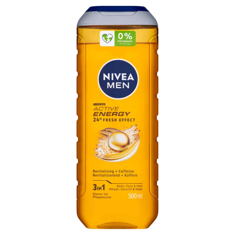 NIVEA MEN Active Energy sprchový gel pro muže 500 ml