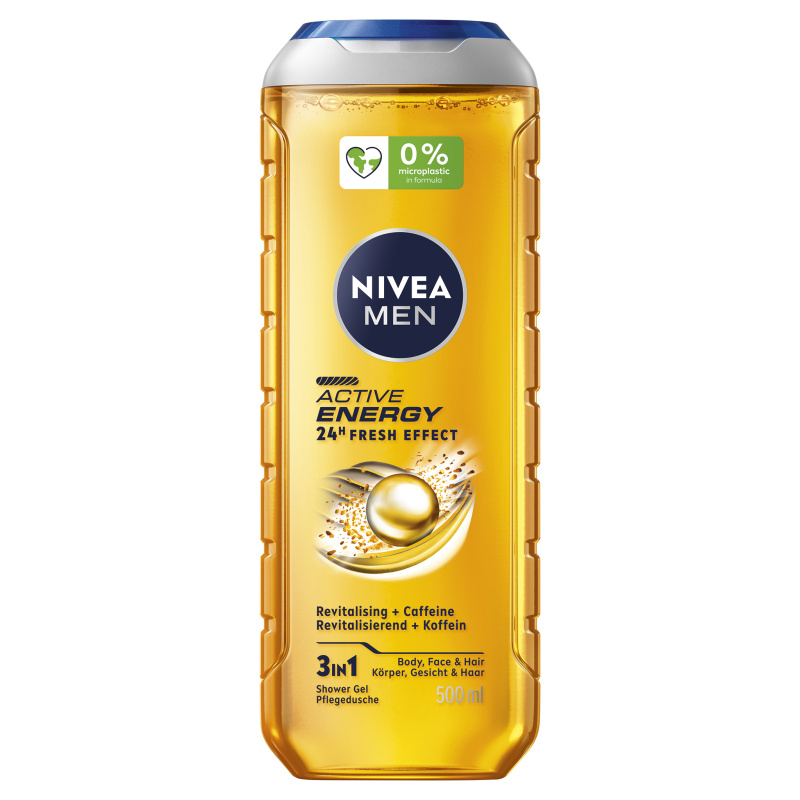 NIVEA MEN Active Energy sprchový gel pro muže 500 ml