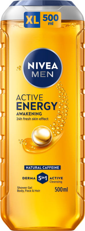 NIVEA MEN Active Energy sprchový gel pro muže 500 ml