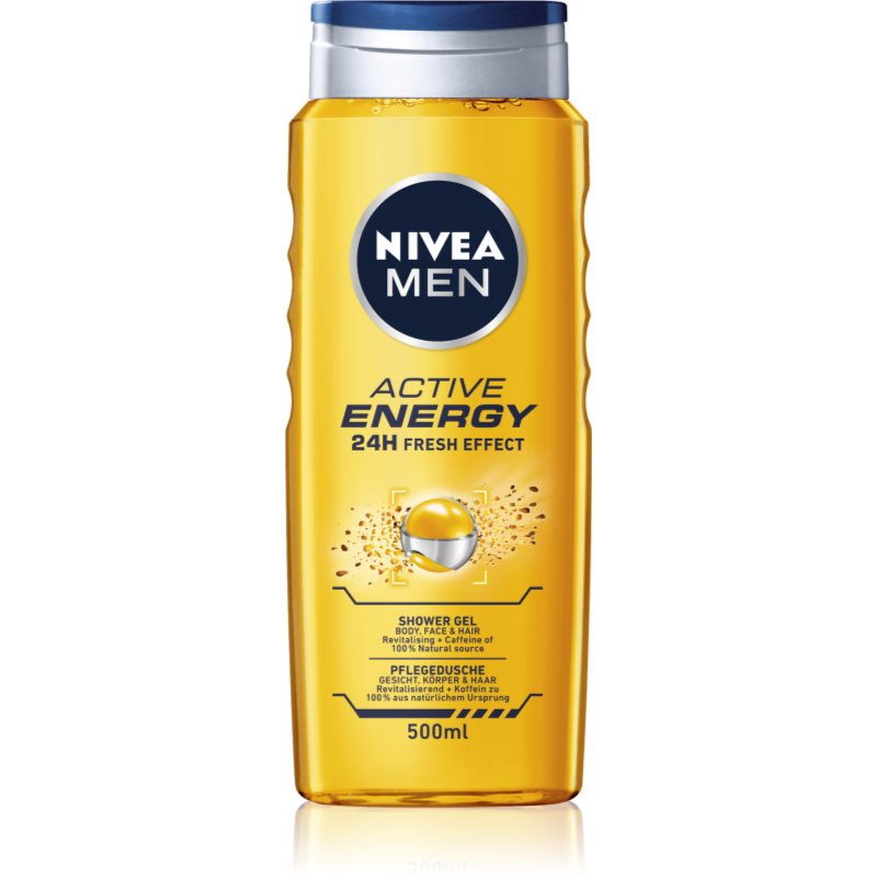 NIVEA MEN Active Energy sprchový gel pro muže 500 ml