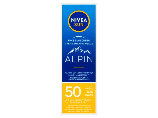 NIVEA SUN Alpin pleťový krém na opalování SPF 50 50 ml