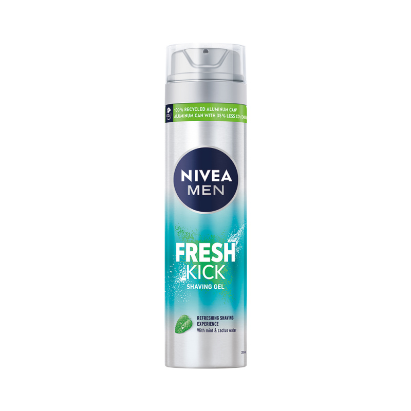 NIVEA MEN Fresh Kick gel na holení pro muže 200 ml