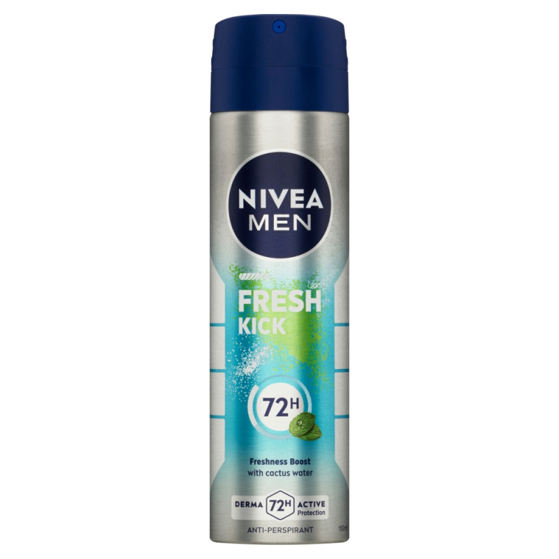 NIVEA Fresh Kick Antiperspirant sprej pro muže 150 ml