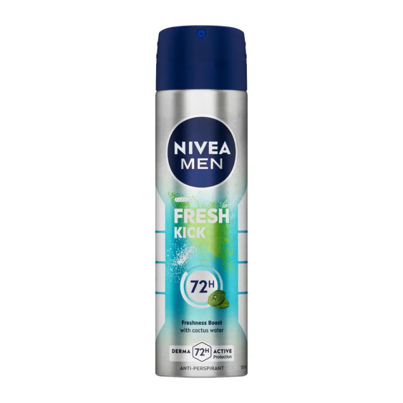 NIVEA Fresh Kick Antiperspirant sprej pro muže 150 ml