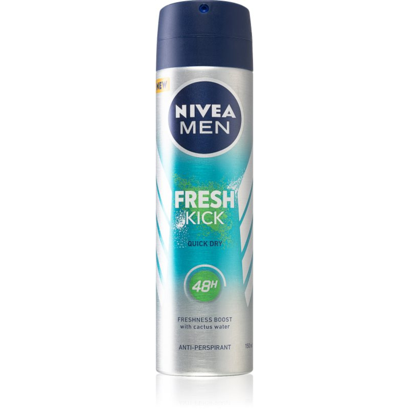 NIVEA Fresh Kick Antiperspirant sprej pro muže 150 ml