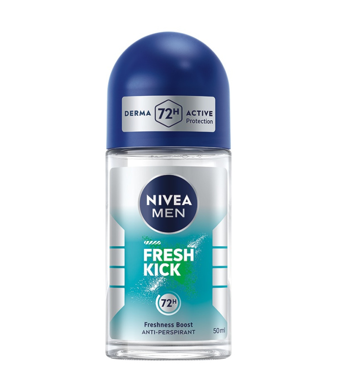 NIVEA MEN Fresh Kick antiperspirant roll-on pro muže 50 ml
