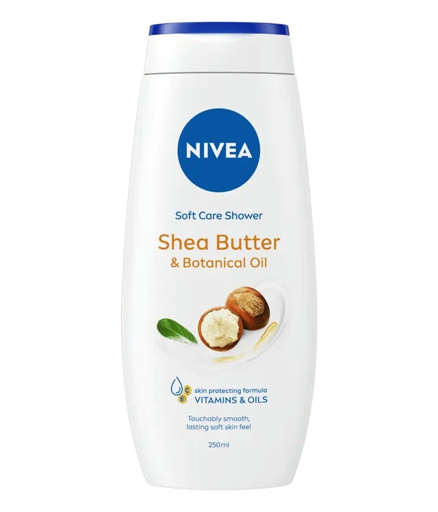 NIVEA Shea Butter & Botanical Oil krémový sprchový gel 250 ml
