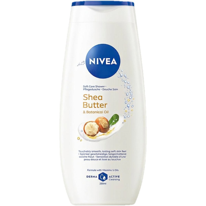 NIVEA Shea Butter & Botanical Oil krémový sprchový gel 250 ml