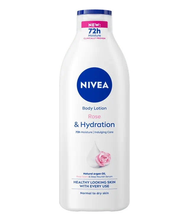 NIVEA Rose Touch hydratační tělové mléko 400 ml
