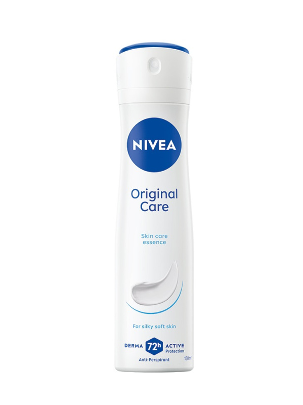 NIVEA Original Care antiperspirant ve spreji bez alkoholu 150 ml