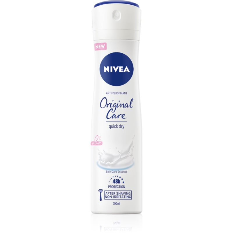 NIVEA Original Care antiperspirant ve spreji bez alkoholu 150 ml