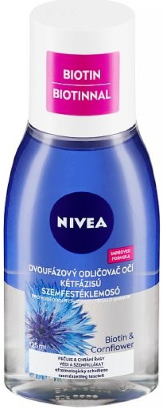 Nivea Face Cleansing Dvoufázový odličovač očí a make-upu 125 ml