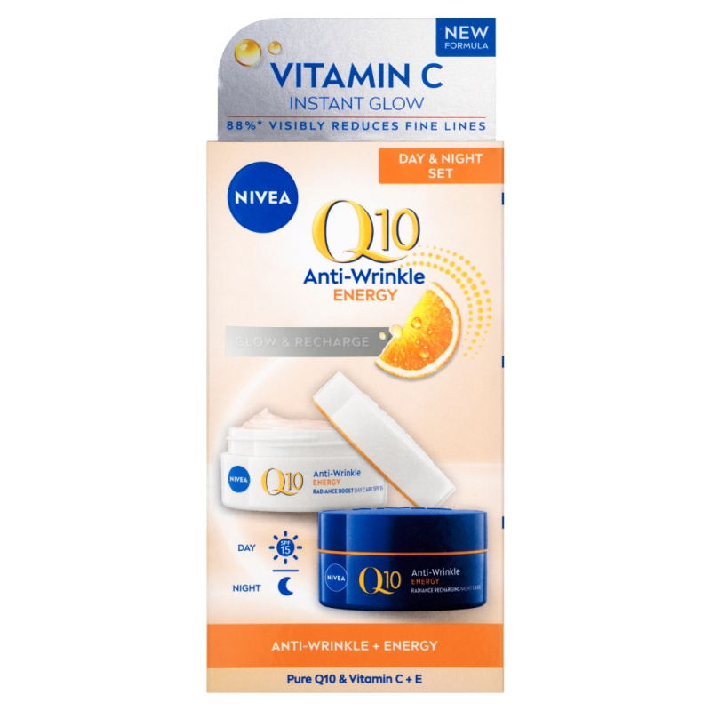 NIVEA Q10 Energy výhodné balení proti vráskám