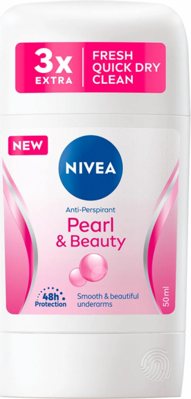 NIVEA Pearl & Beauty tuhý antiperspirant 50 ml