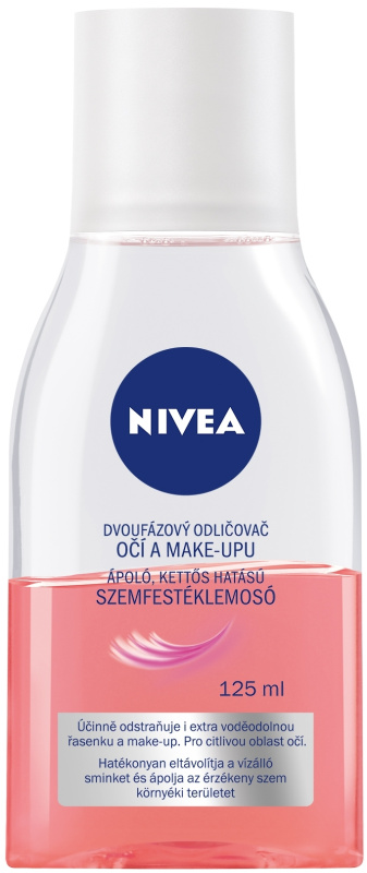 Nivea Rose Touch dvoufázový odličovač na oči 100 ml