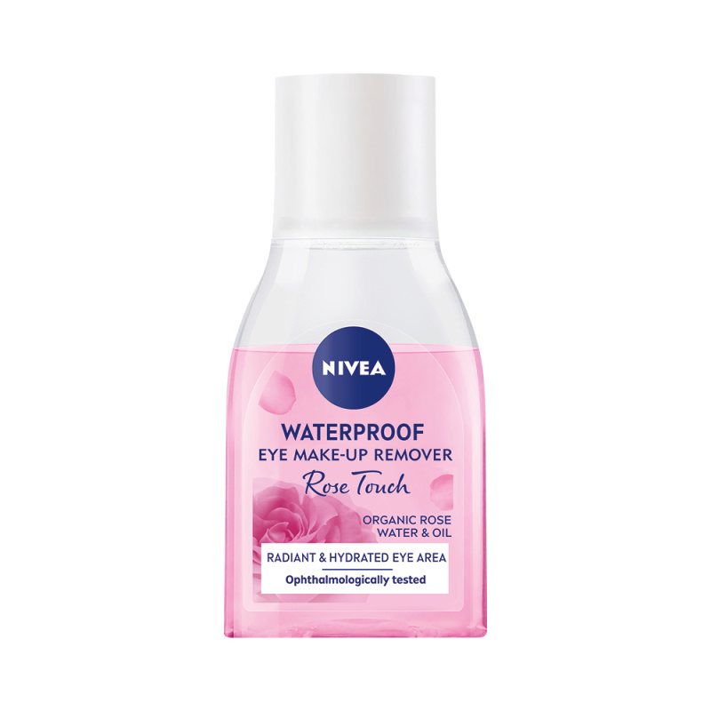 Nivea Rose Touch dvoufázový odličovač na oči 100 ml