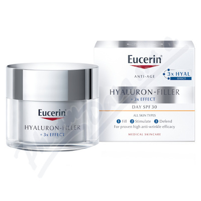 Eucerin Hyaluron-Filler + 3x Effect denní krém proti stárnutí pleti SPF 30 50 ml