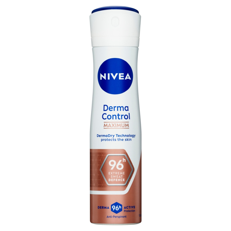 NIVEA Derma Dry Control antiperspirant ve spreji 150 ml
