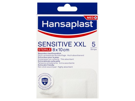 HANSAPLAST Sensitive XXL náplast 5ks