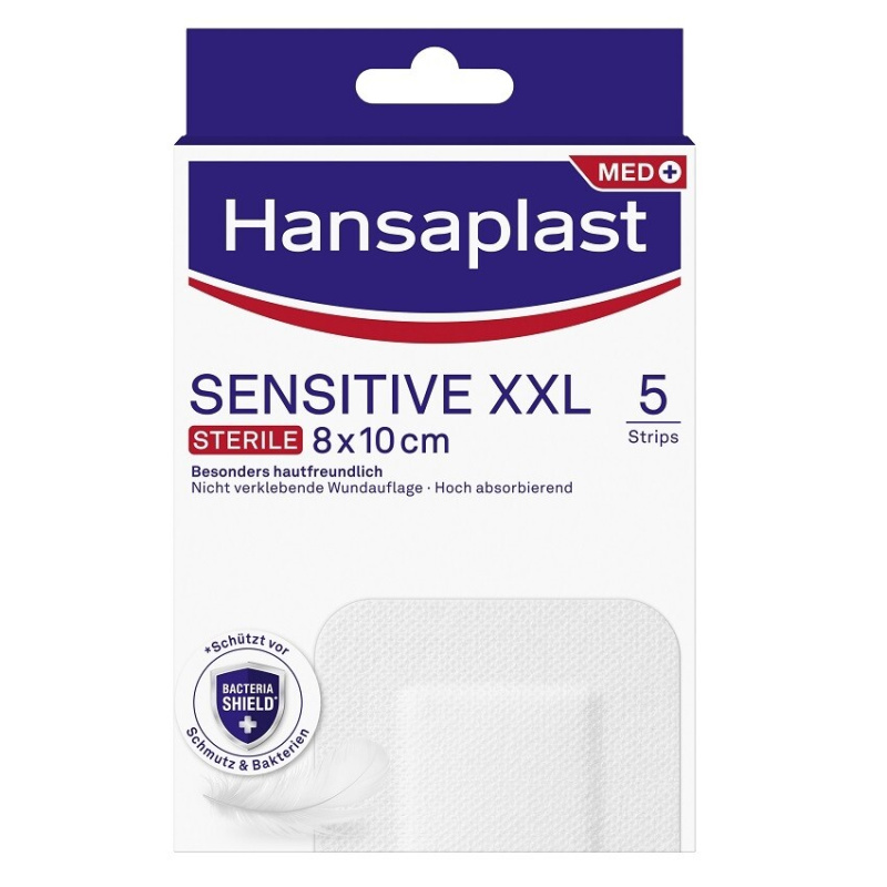 HANSAPLAST Sensitive XXL náplast 5ks