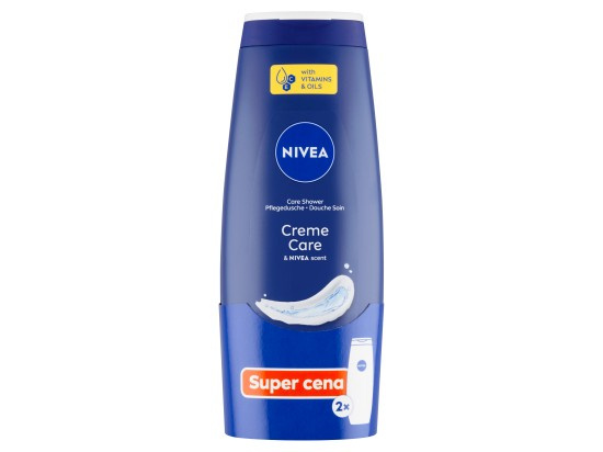 NIVEA Creme Care krémový sprchový gel výhodné balení 2 x 500 ml