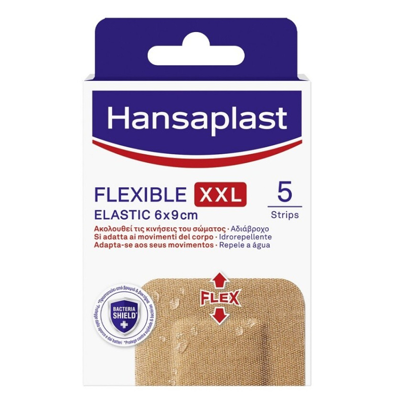 HANSAPLAST Flexible XXL elastická náplast 5ks