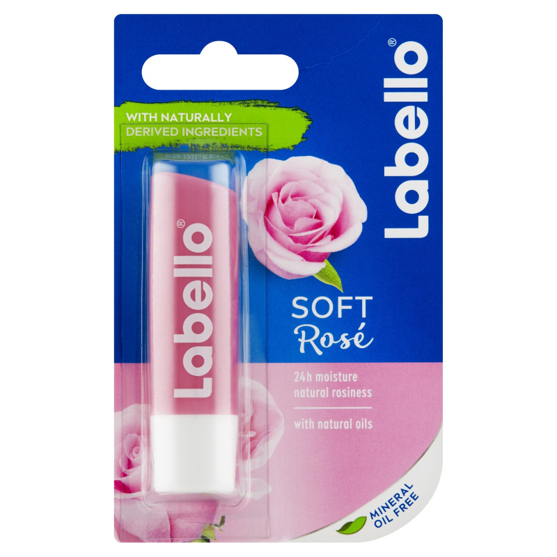 Labello Soft Rosé balzám na rty 4.8 g